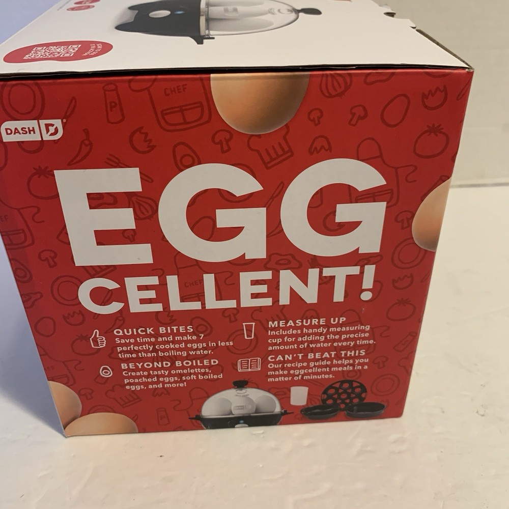 Dash - 7-Egg Everyday Rapid Electric Egg Cooker - Black - NEW