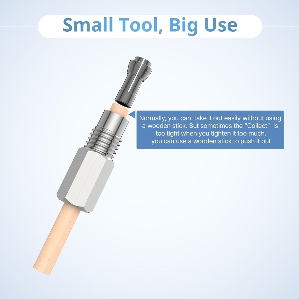 Flapper Adapter, stainless steel angle grinder adapter, compatible with 5/8"-...