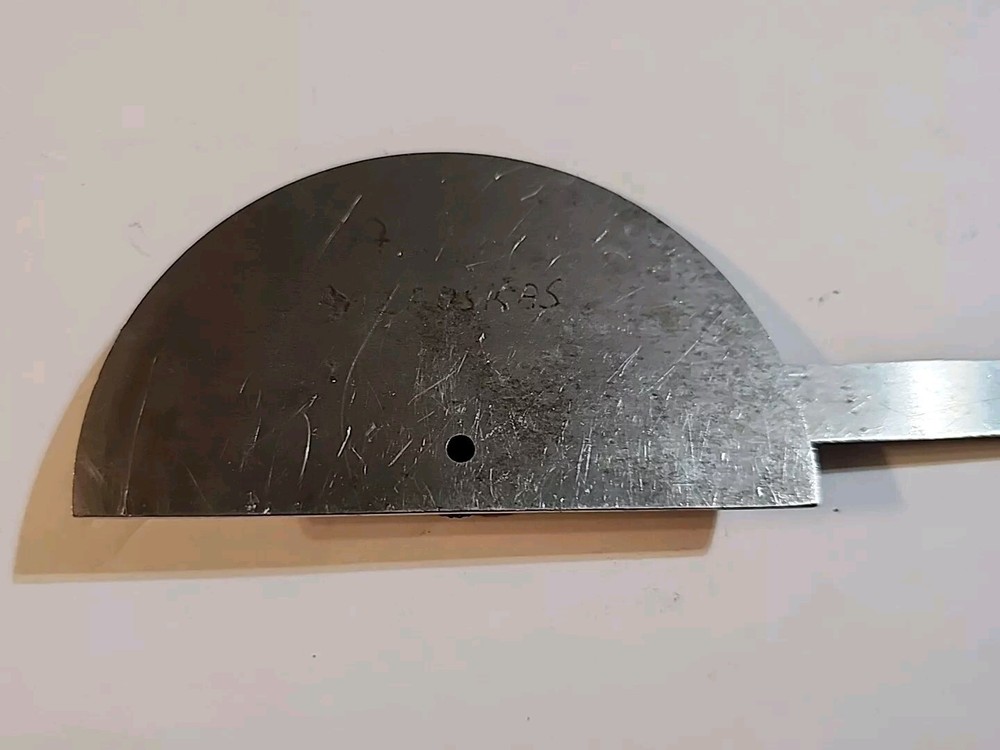 Vintage Starrett 182 6" Steel Protractor