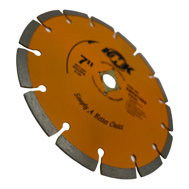 2 Pack 7" Segmented Diamond Saw Blade Cutting Concrete Brick Stone Multi-purpose