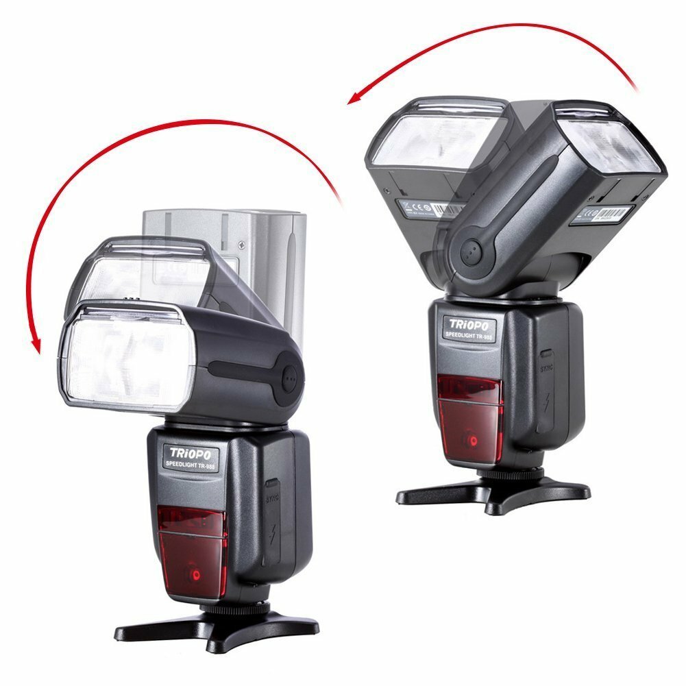 TRIOPO TR-988 E-TTL & I-TTL AF Speedlite TTL Flash for Canon or Nikon, USA