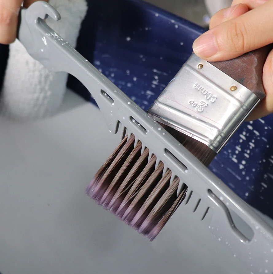 1 pc Multi-Function Paint Tool Cleaner Stirrer Can Opener Roller & Brush Scraper