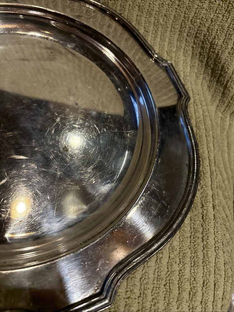 Antique Silverplate Tray Unmarked