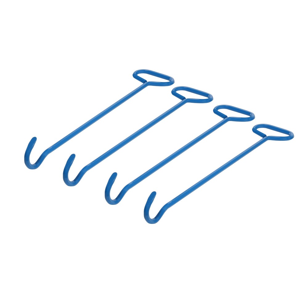 4pc Manhole Cover Hook Tool Versatile Lifting Hooks Tool Hook 76.2cm/30in