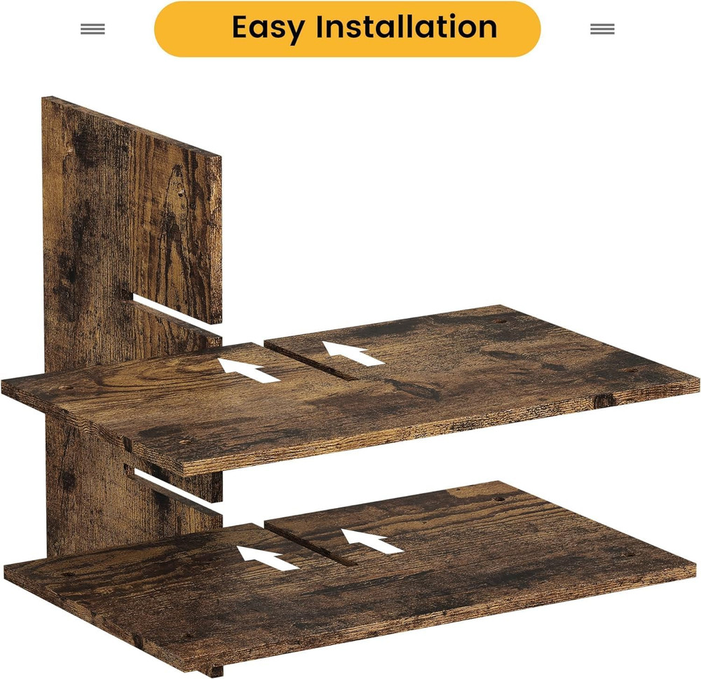 Rustic Shoe Storage Bench with Cushion & 10 Cubbies for Entryway, 41
