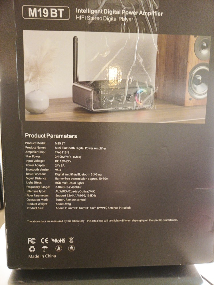 Intelligent Digital Power Amplifier M19 BT