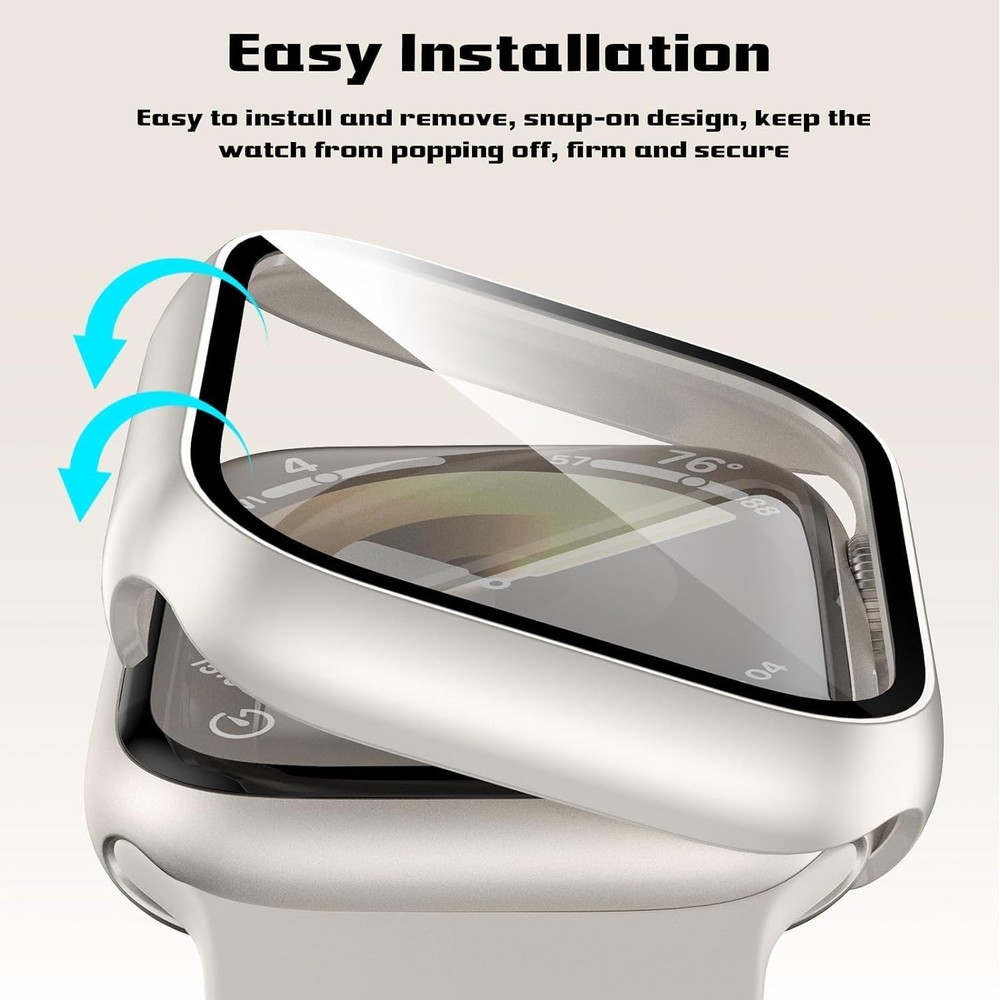 2 Pack Protective Case for Apple Watch 40mm