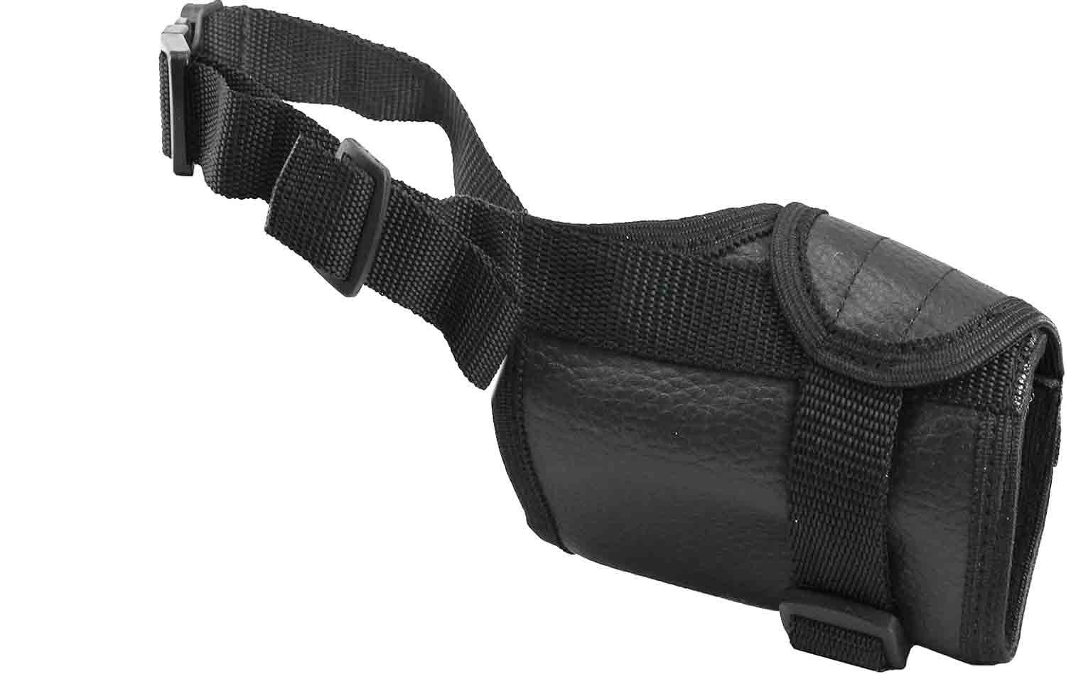Adjustable Nylon Dog Muzzle 6 Sizes Black