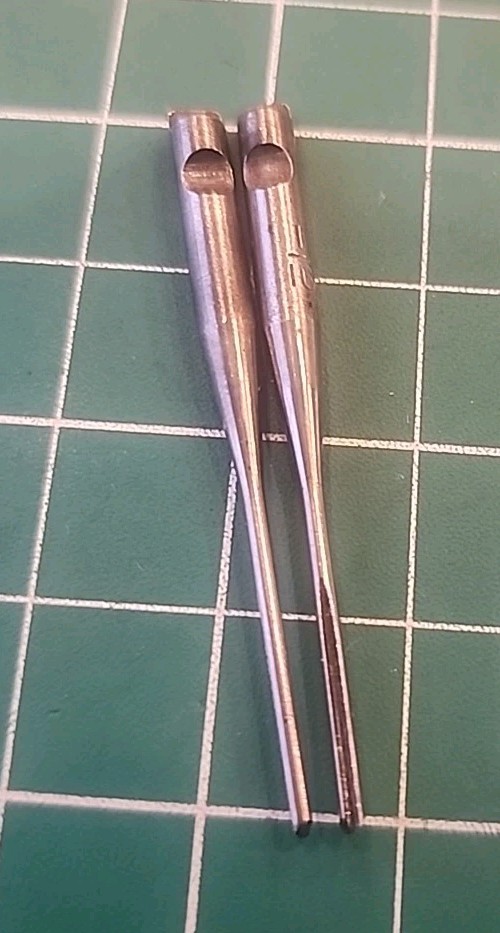 VTG STANLEY YANKEE Push Drill Points 2Pc 1/16" Bits - gwT4