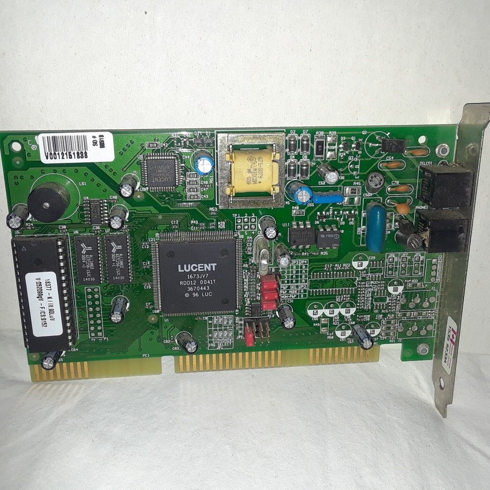 Lucent Model 1105L 56k Internal ISA Card Fax/Data Modem