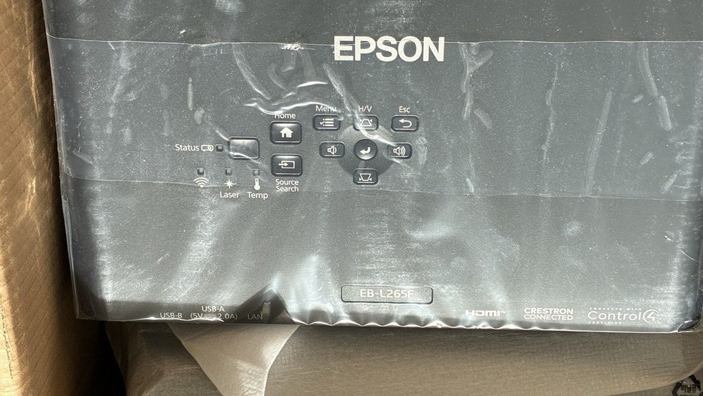 Epson EB-L265F LCD Laser Projector HDMI LAN USB – Open Box – Complete