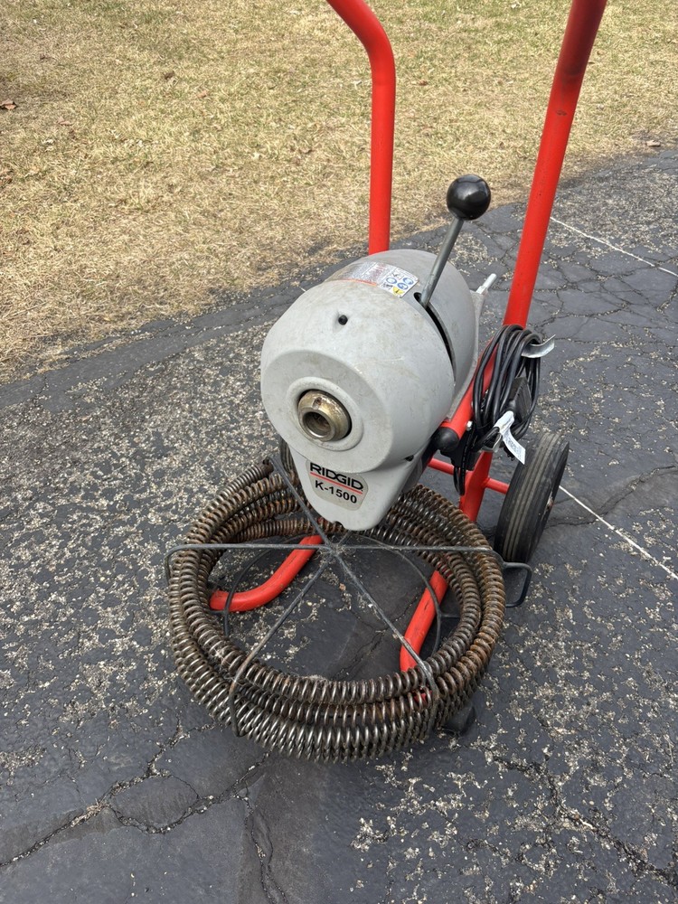 Ridgid K1500A drain Cleaning Machine.(230V)
