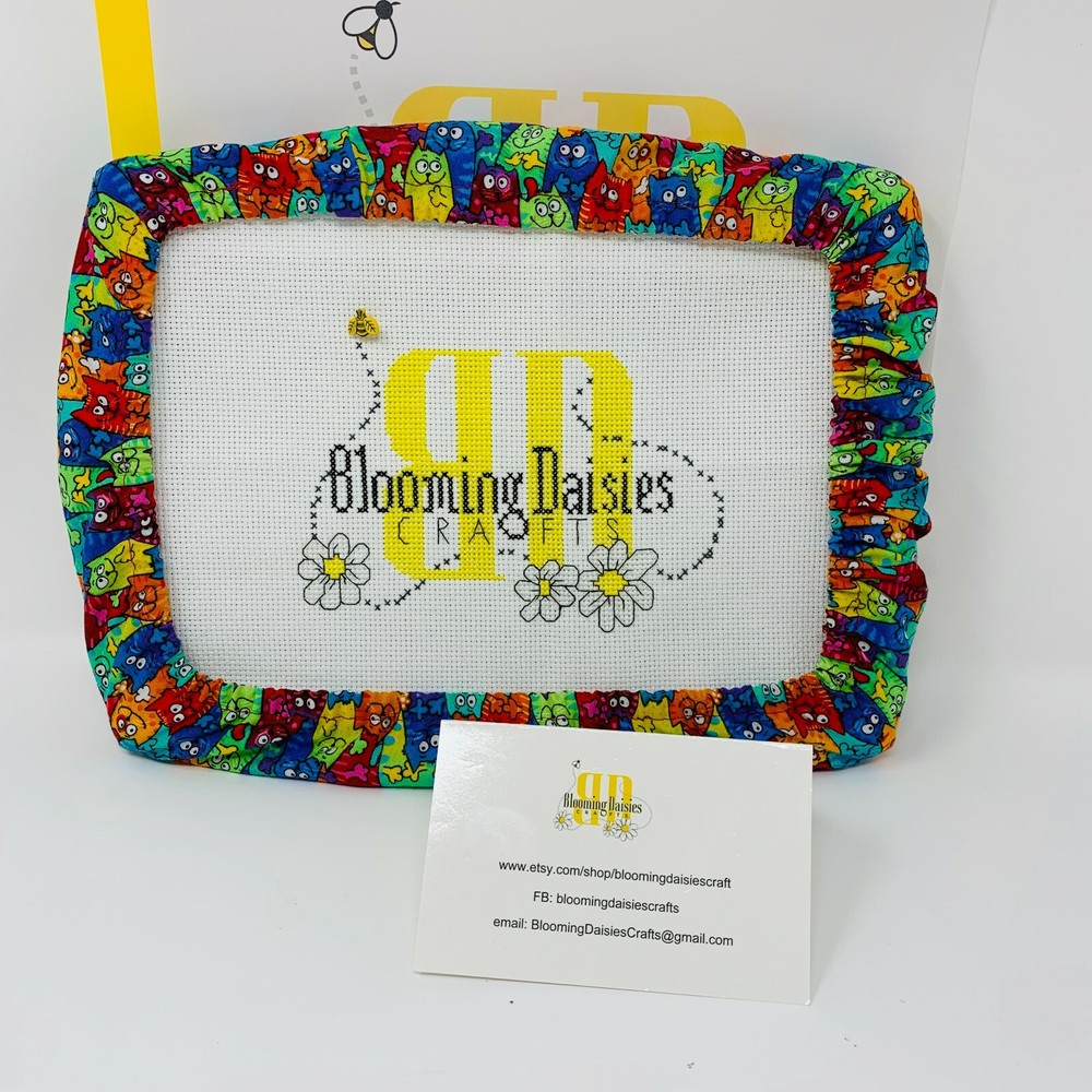 Kitty Lover Grime Guards - Q-Snap Frame-Cross Stitch/Needlecraft