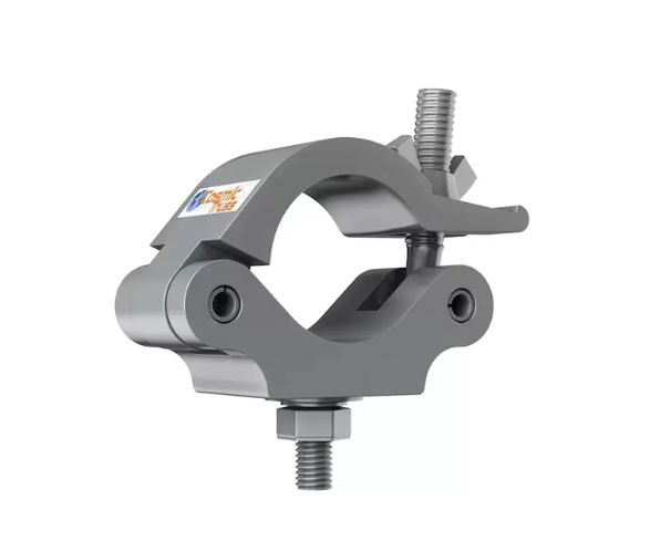 Truss Half Coupler w/M10 Bolt Silver, 2"/48-51 mm diameter