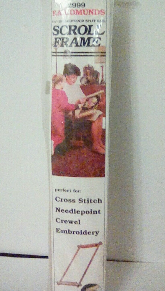 F.A. EDMUNDS SPLIT RAIL SCROLL FRAME CROSS STITCH, NEEDLEPOINT, 2999