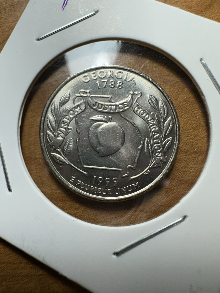 1999 Georgia P Quarter Error