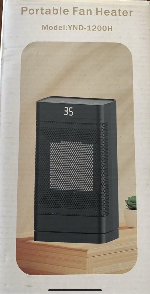 portable fan heater With remote Control
