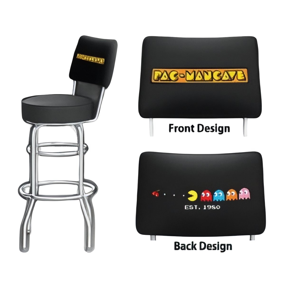 Bandai Namco Pac Man Barstool Backrest Accessory