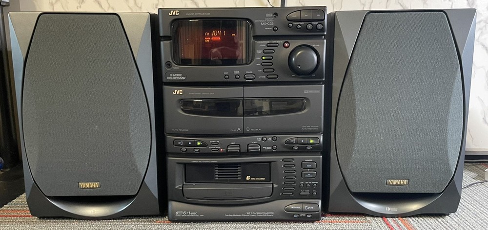 JVC CA-C33BK Stereo Receiver Working- READ