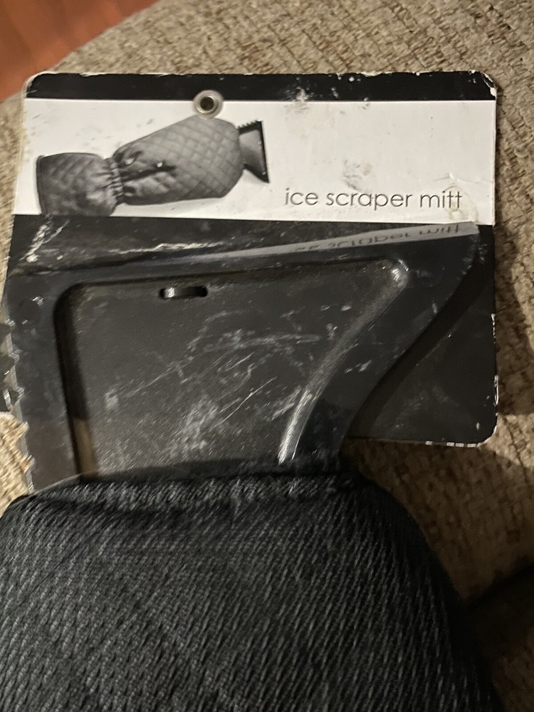 Ice scraper mit Winter Snow