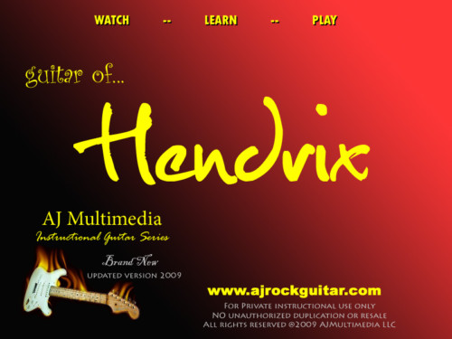 Custom Guitar Lessons, Learn Hendrix