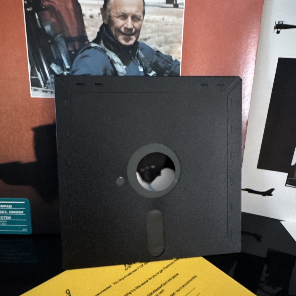Electronic Arts EA Chuck Yeager's Advanced Flight Trainer IBM PC Tandy 1987