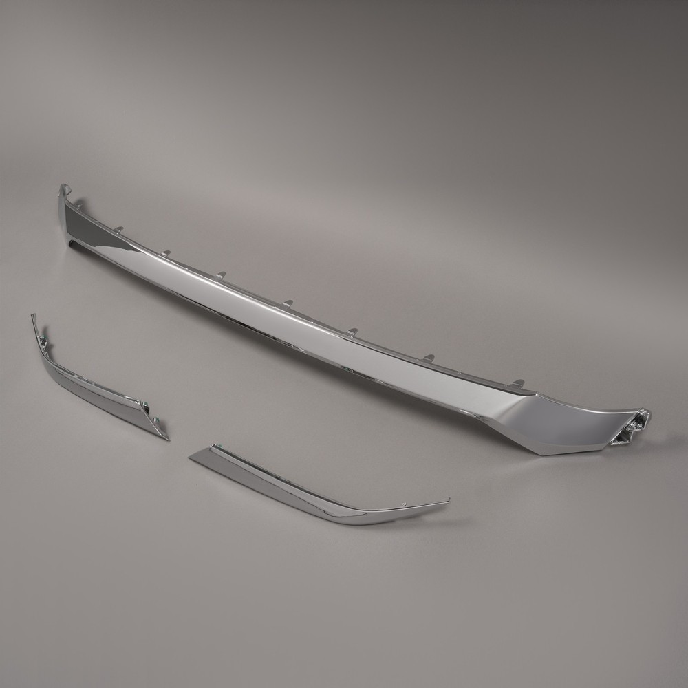 Front Grille Molding & Headlight Moldings Chrome Fits 2019-2020 Santa Fe Sport