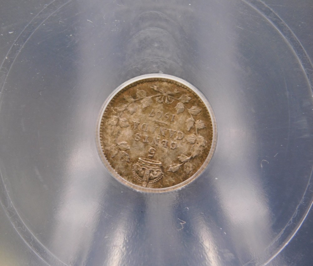1907 CANADA FIVE CENT ICG MS62 (BT1245)