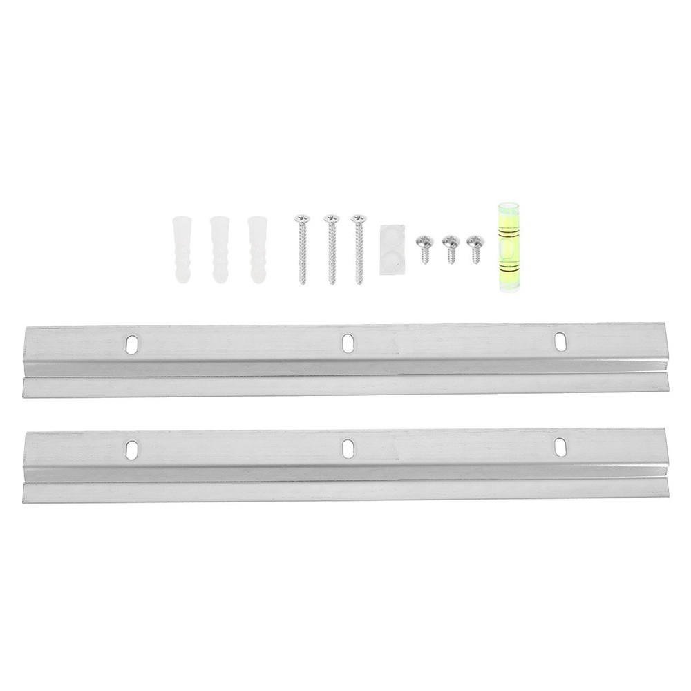 3 Sets Stainless Steel Frame Hanger Wall Mounting Interlocking Brackets