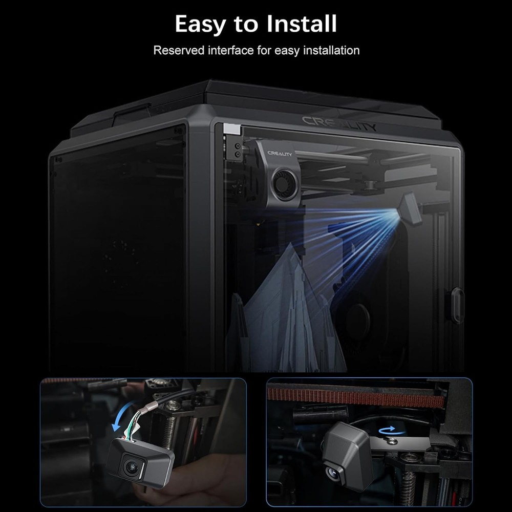 Creality K1 AI Camera 3D Printer Camera, Time Lapse Filming, AI Detection, HD Qu