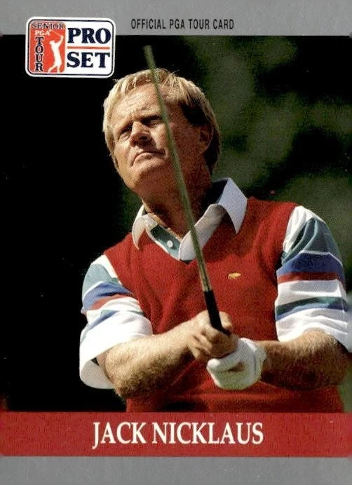 !!!     JACK NICKLAUS  PRO SET  GOLF  CARD  $$