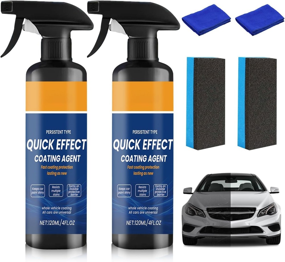 Advanced Car Quick-Acting Coating Agent Spray, Car Coating Spray, Quick Effect