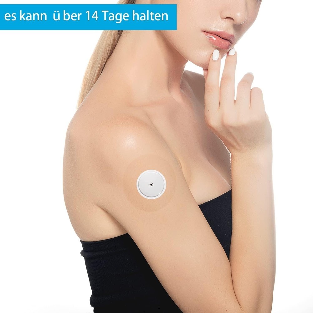 Transparent 20 Pack Libre 3 Adhesive Sensor Covers - Skin-Friendly & Durable