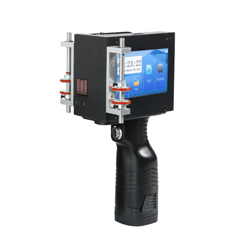 Handheld inkjet printer, steel pipe and cable conduit dedicated inkjet printer