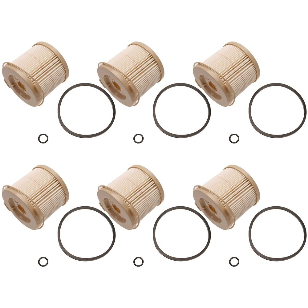 For 2010PM-OR Racor Fuel Filter Element, 30 Microns, 6 Pack