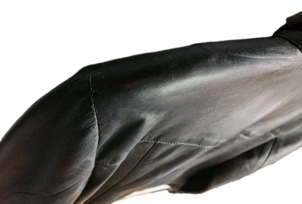 Domaze Black Leather Jacket