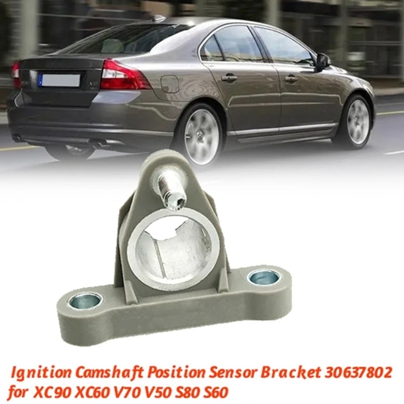 Crankshaft Position Sensor Bracket 30637802 Camshaft Ignition Support Silver