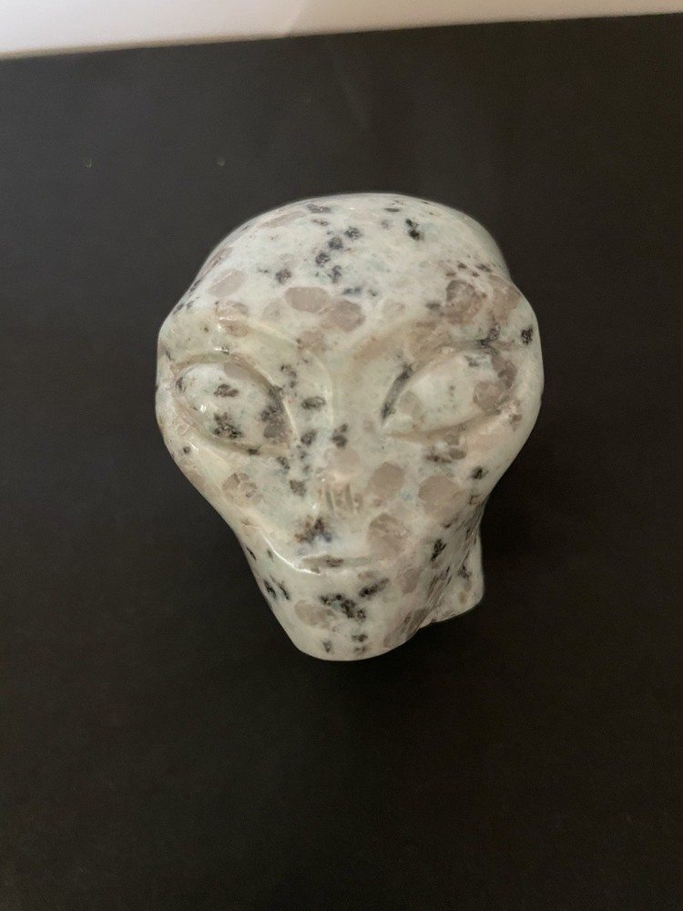 Kiwi Stone Alien Skull 2 Inch