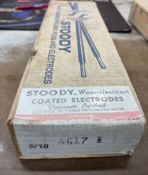 STOODY 33  3/16" Electrode Hardface Welding ROD Hardfacing  11305700 ACDC VER2