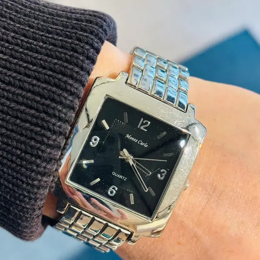 Monte Carlo Vintage Quartz Watch 38mm Steel