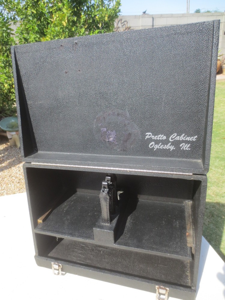 Vintage Pretto 3 Pistol Range Case NICE!