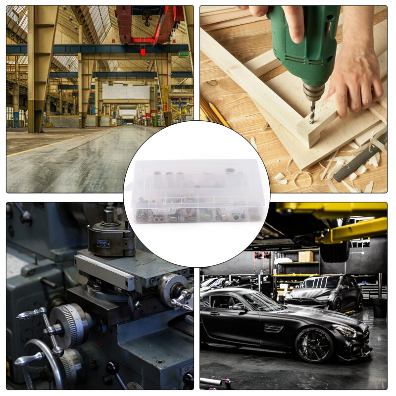 120/240/600 Rivet Nut Kit Rivnut Nutsert Assort Nut Setter Thread Setting Tool