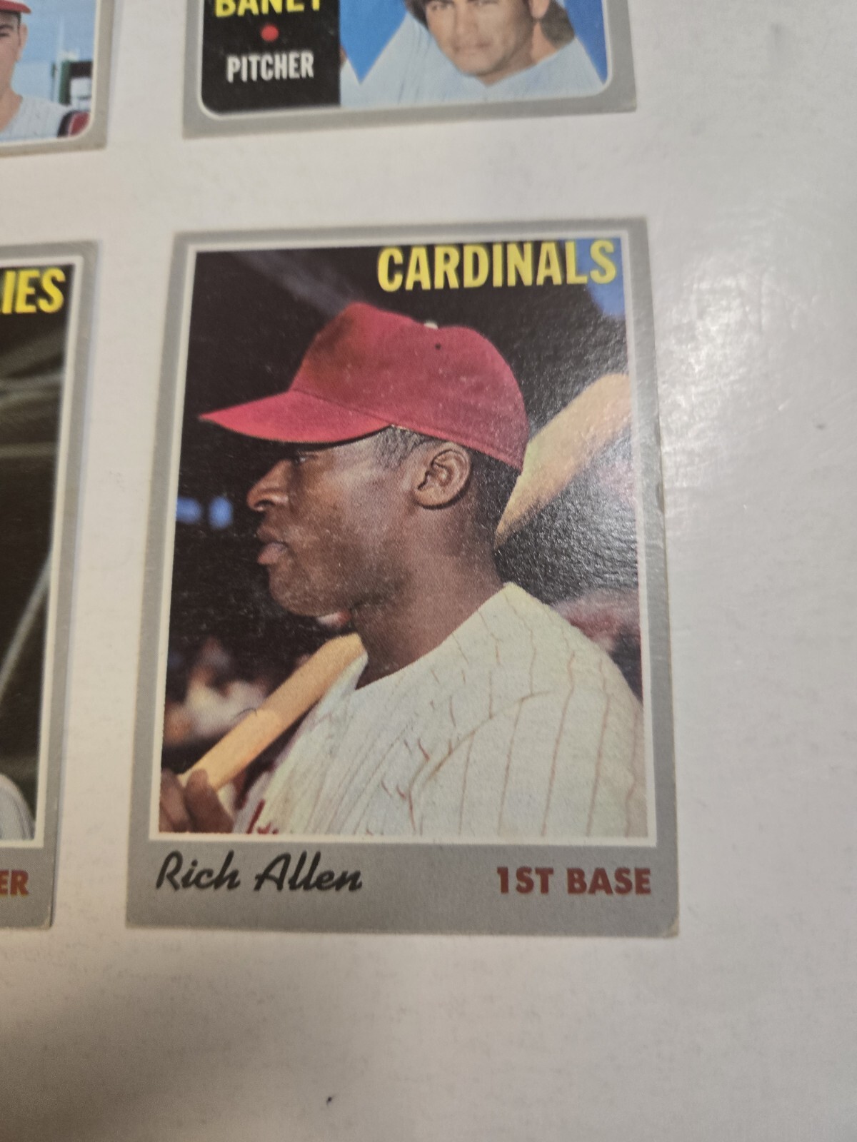 1970 Topps #40 RICH ALLEN # 7 36 56 88 90 incs Rookies. (6) card baseball LOT