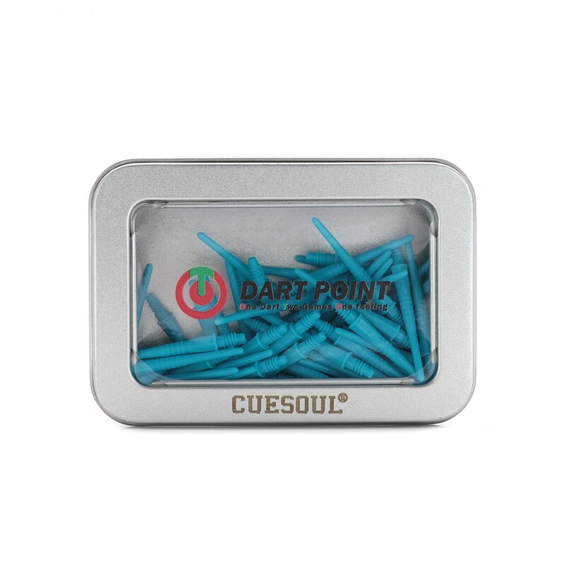 CUESOUL OTO Small Thread Plastic Dart Soft Tip Replacement 80 pcs with Dart Case