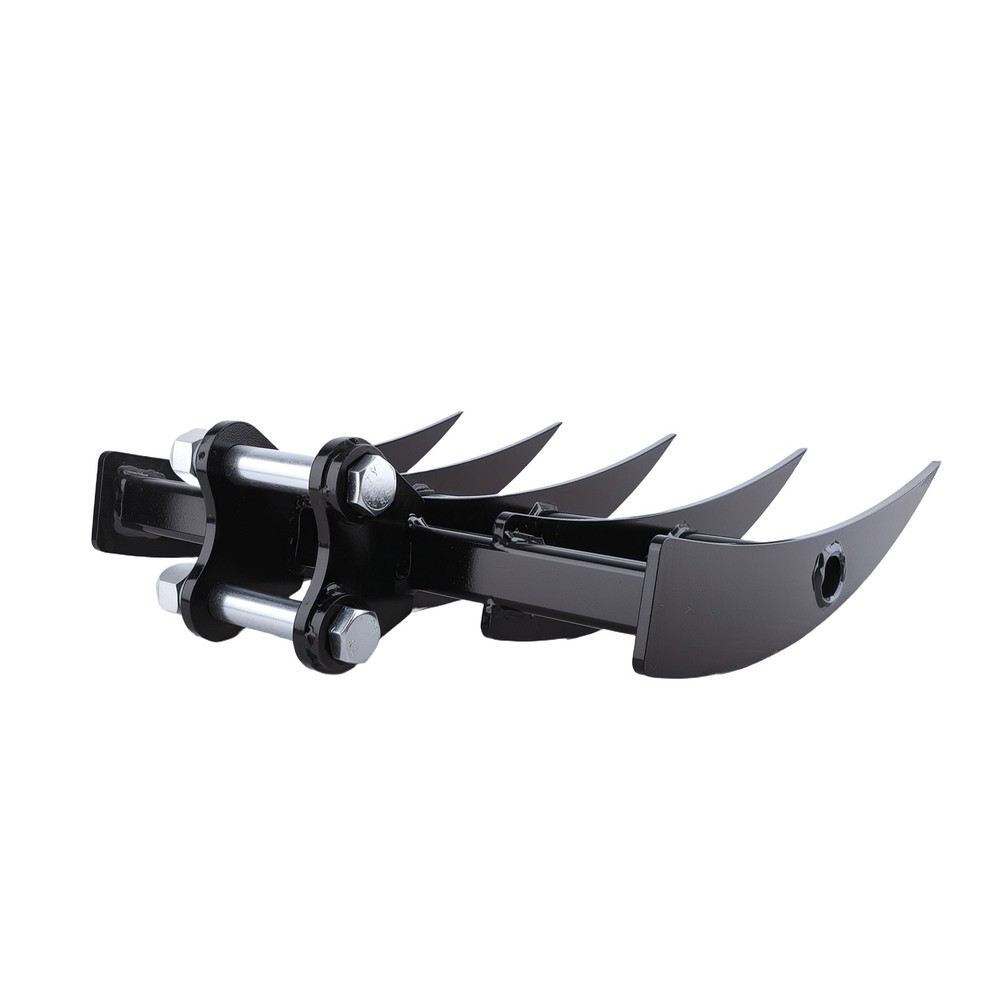 Rake Attachment Bucket for Mini Excavator 19.3" Width Soil Removal Tool