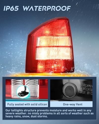 Taillight Assembly Compatible with 2007 2007-2010 Jeep Compass driver side
