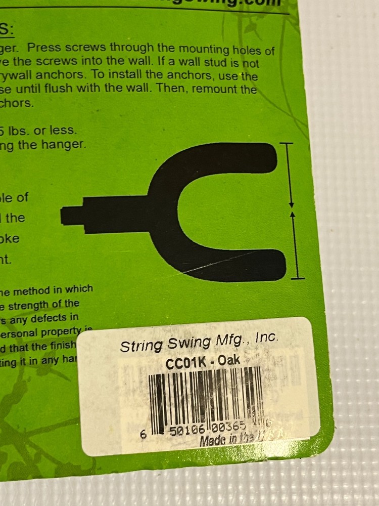 🎸 CC01K Oak String Swing Guitar Hanger