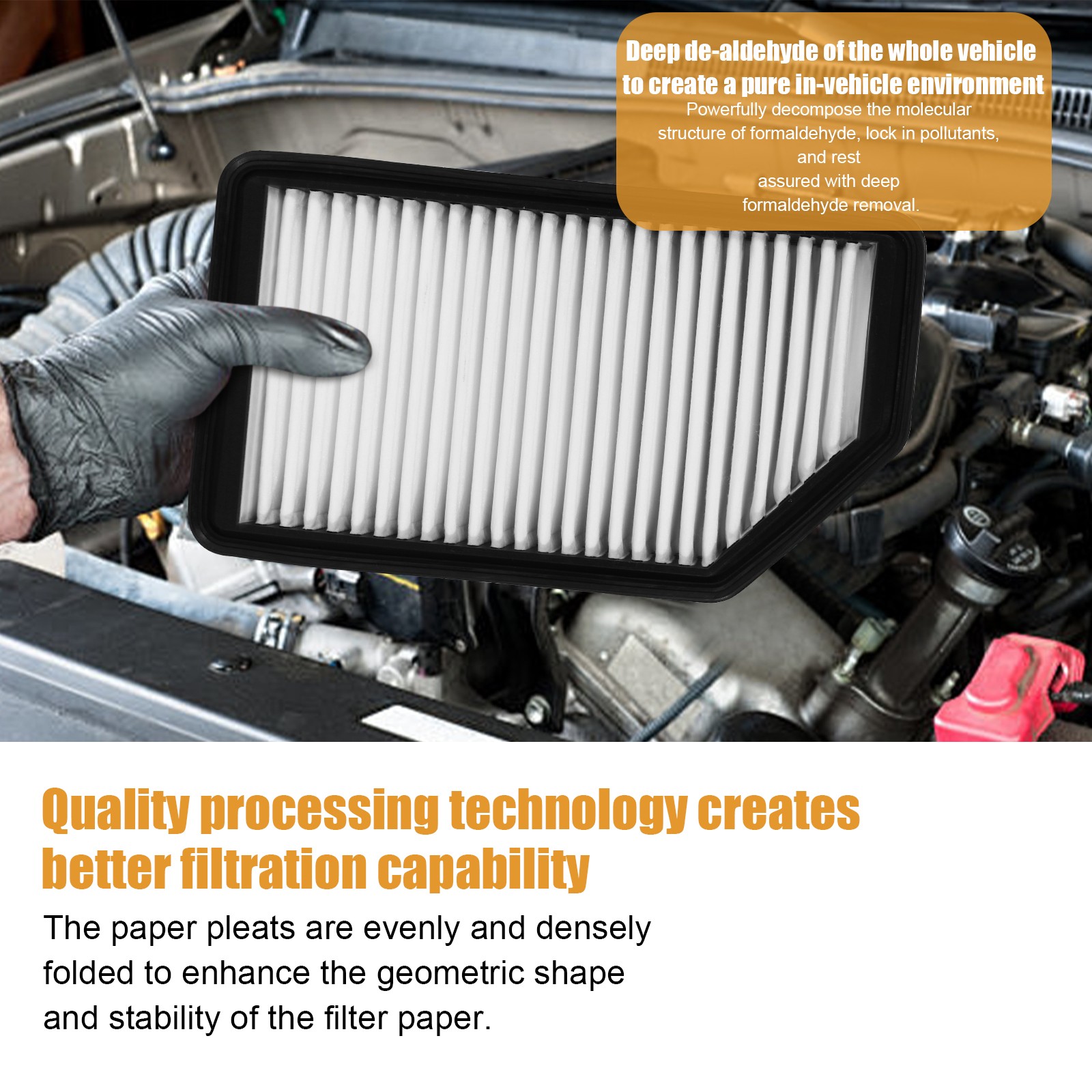 CA11206 AF5206 Engine+Cabin air filter For Kia Soul 2014 - 2019 1.6L 2.0L