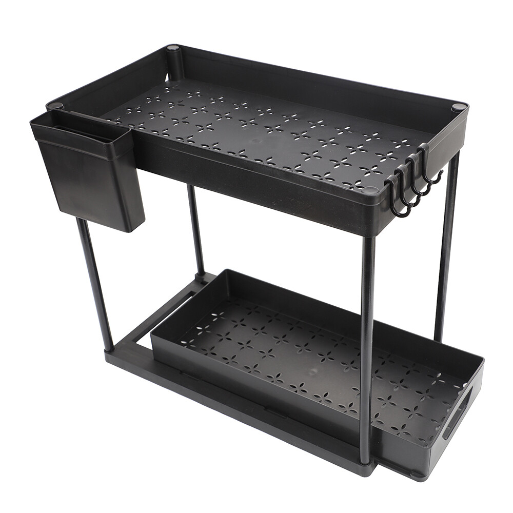 2Pack Under Sink Organizers And Storage, Pull Out Bathroom Organizer New