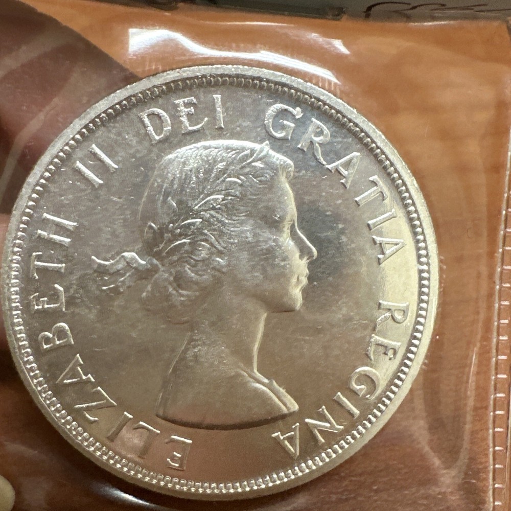 1955 Canada Silver Dollar - Proof-Like Silver Coin